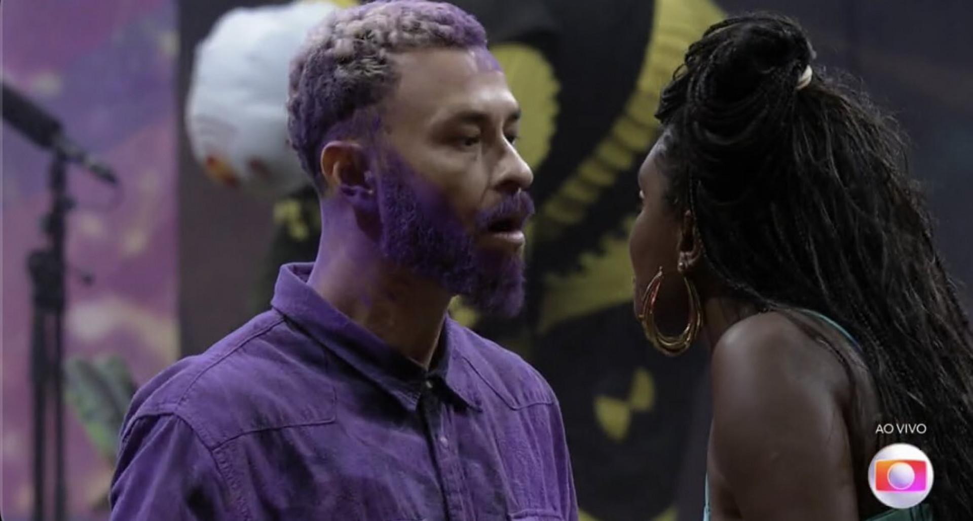 Fred e Sarah Aline discutem no jogo da discórdia - Reprodução