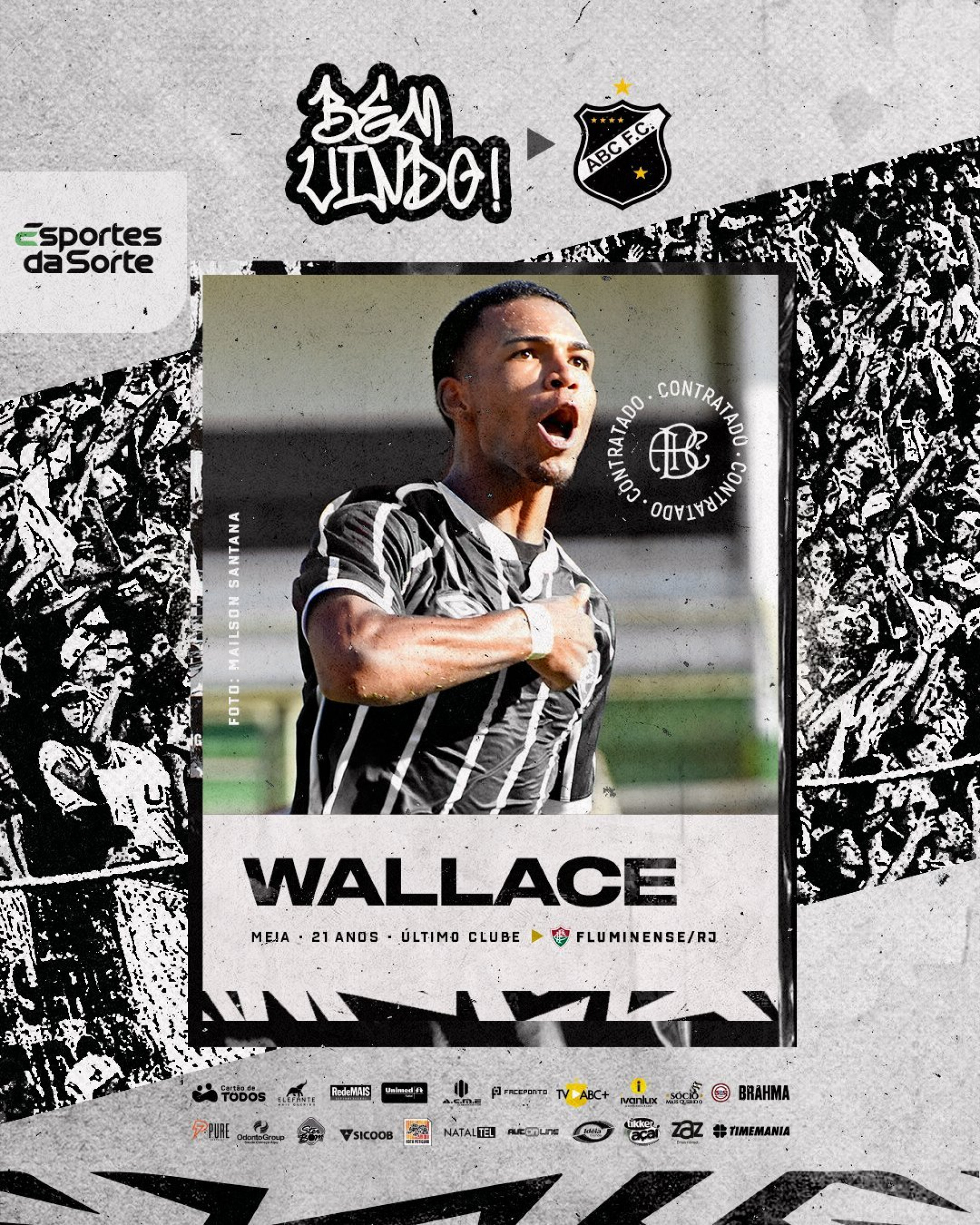 Arte de an&uacute;ncio de Wallace no ABC - Divulga&ccedil;&atilde;o / ABC