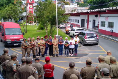 Mulheres do 10º GBM/RJ, em Angra foram homenageadas