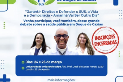 Confira programação da 20ª Conferência Municipal de Saúde de Caxias