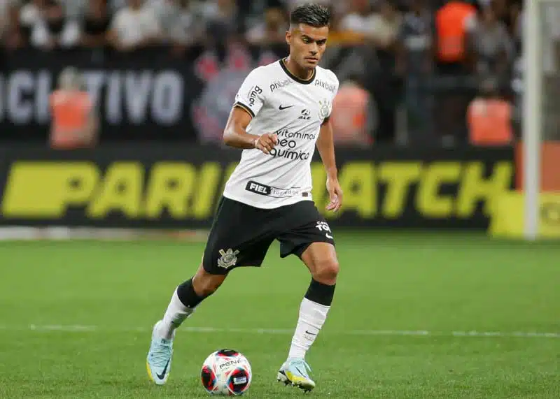 Fausto Vera em ação com a camisa do Corinthians