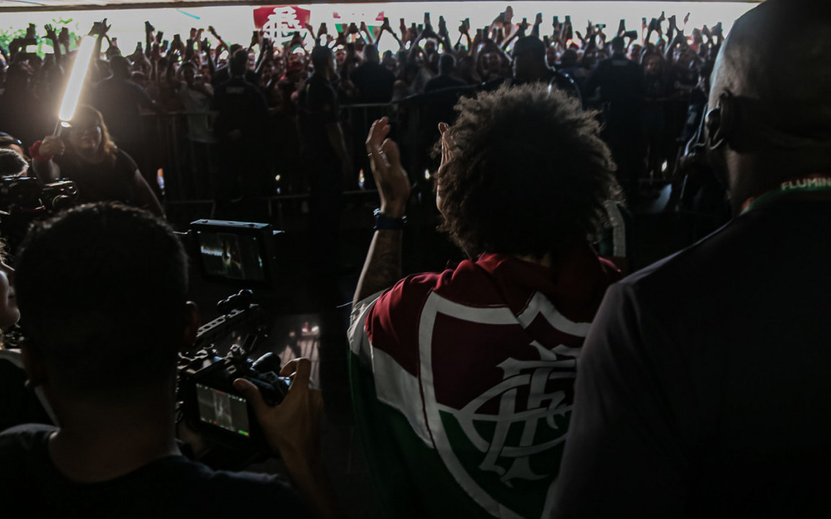 Marcelo desembarcou no Rio de Janeiro nesta quinta-feira e ser&aacute; apresentado na sexta, no Maracan&atilde;