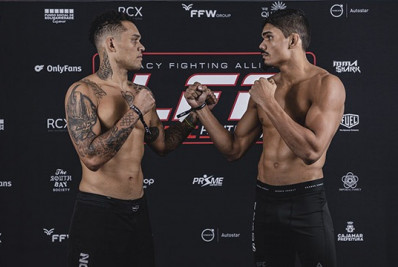 Atletas batem o peso e confirmam disputas de cinturão no LFA 154