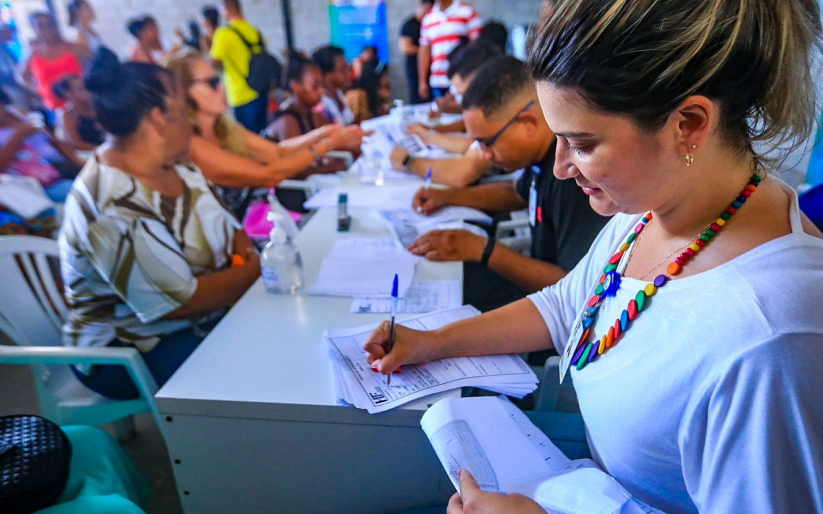 O mutir&atilde;o, realizado em Areia Branca, fez mais de 600 atendimentos