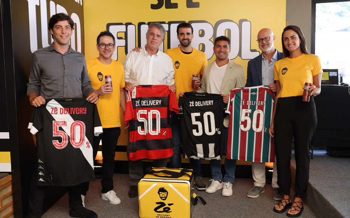 Botafogo, Flamengo, Fluminense e Vasco fecharam parceria com o aplicativo 'Zé Delivery'