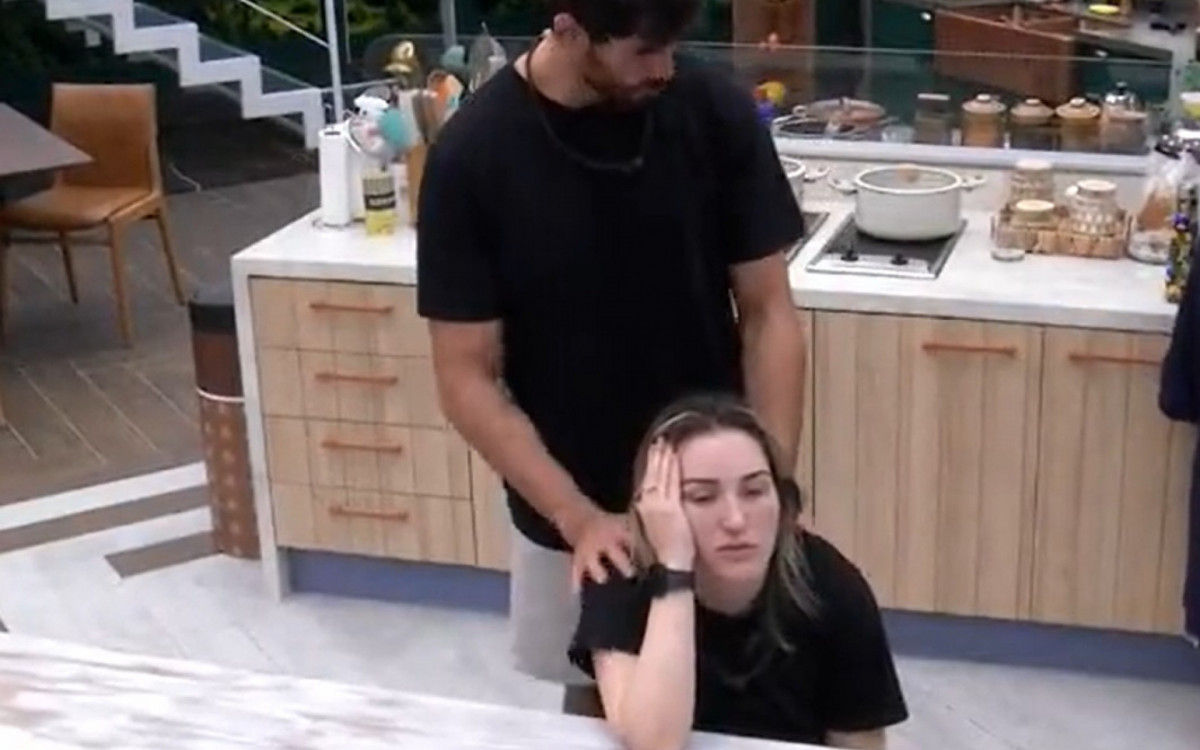 Sapato fez dupla com Amanda - Reprodução da TV Globo