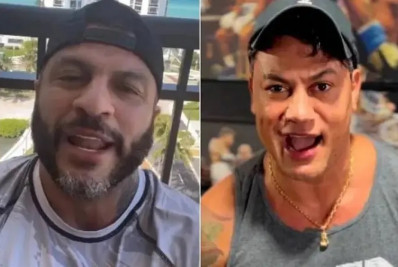 Desafiado por Naldo e Bambam, Popó responde: 'Tão falando muita me***'