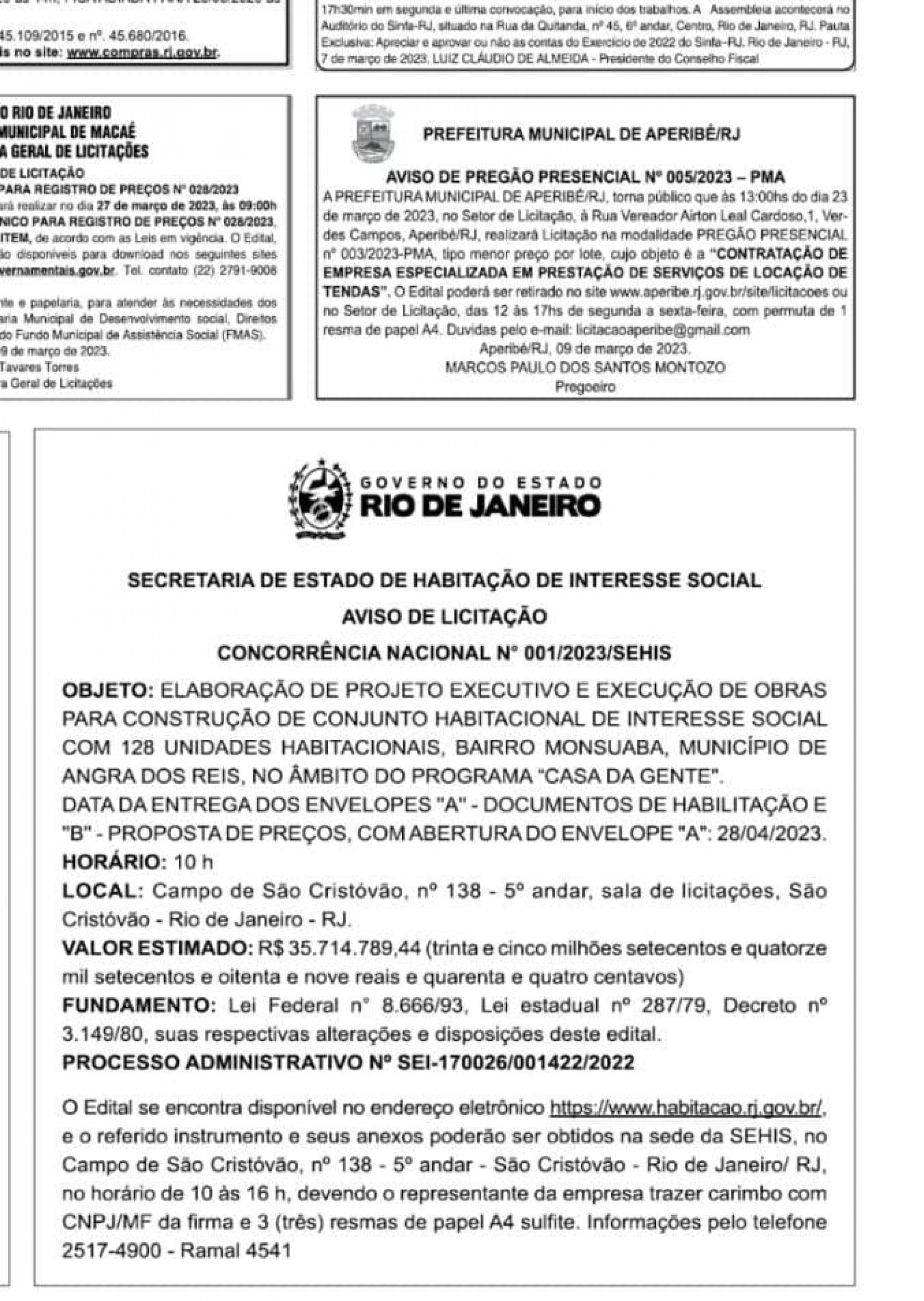 Publica&ccedil;&atilde;o no B.O autoriza a constru&ccedil;&atilde;o do conjunto habitacional na Monsuaba &agrave;s fam&iacute;lias atingidas pelas chuvas de abril do ano passado. - Divulga&ccedil;&atilde;o/Secretaria de Habita&ccedil;&atilde;o do Estado