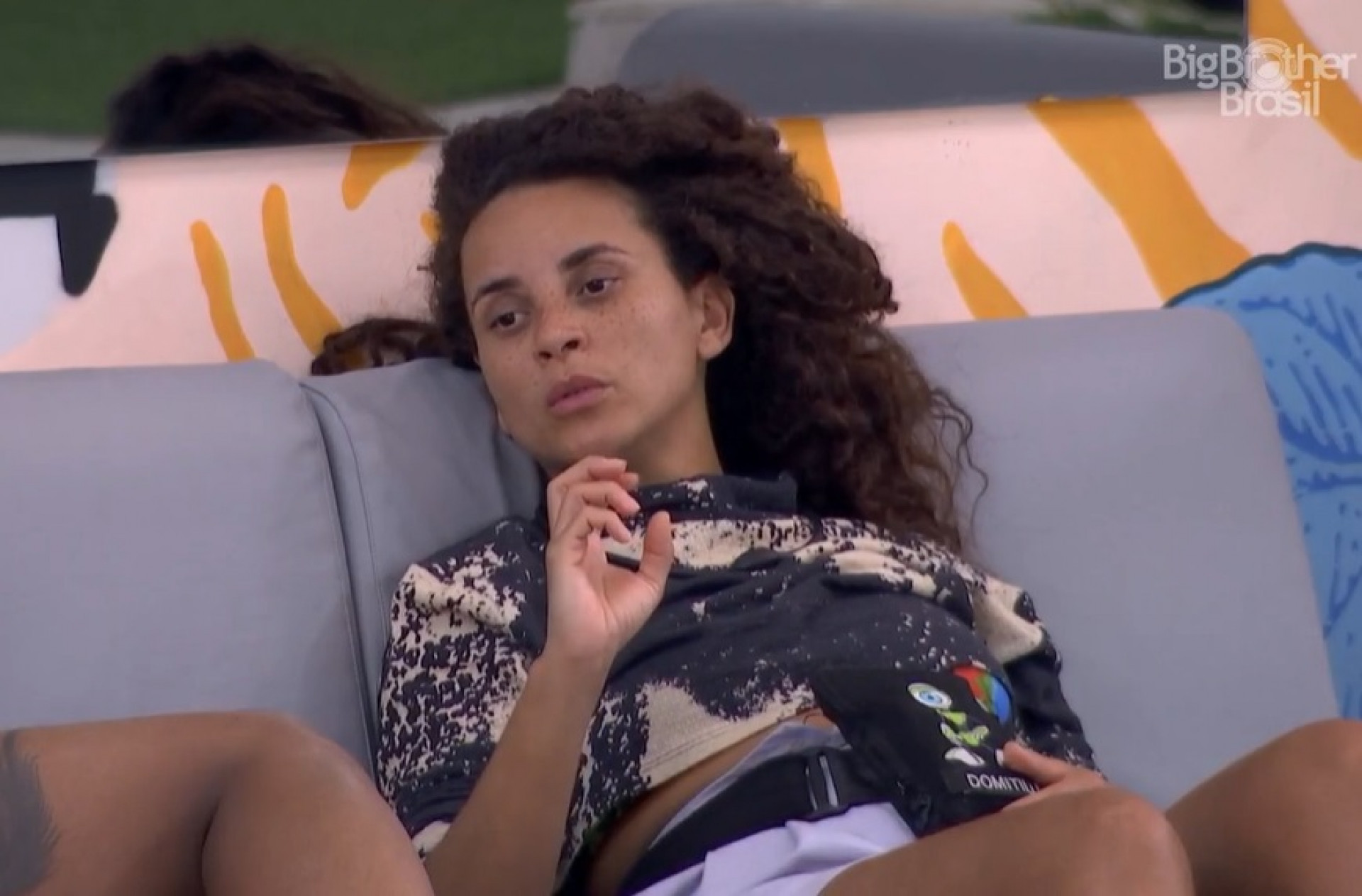 Domitila fala sobre o Quarto Branco durante conversa com Cezar - Reprodução da TV Globo