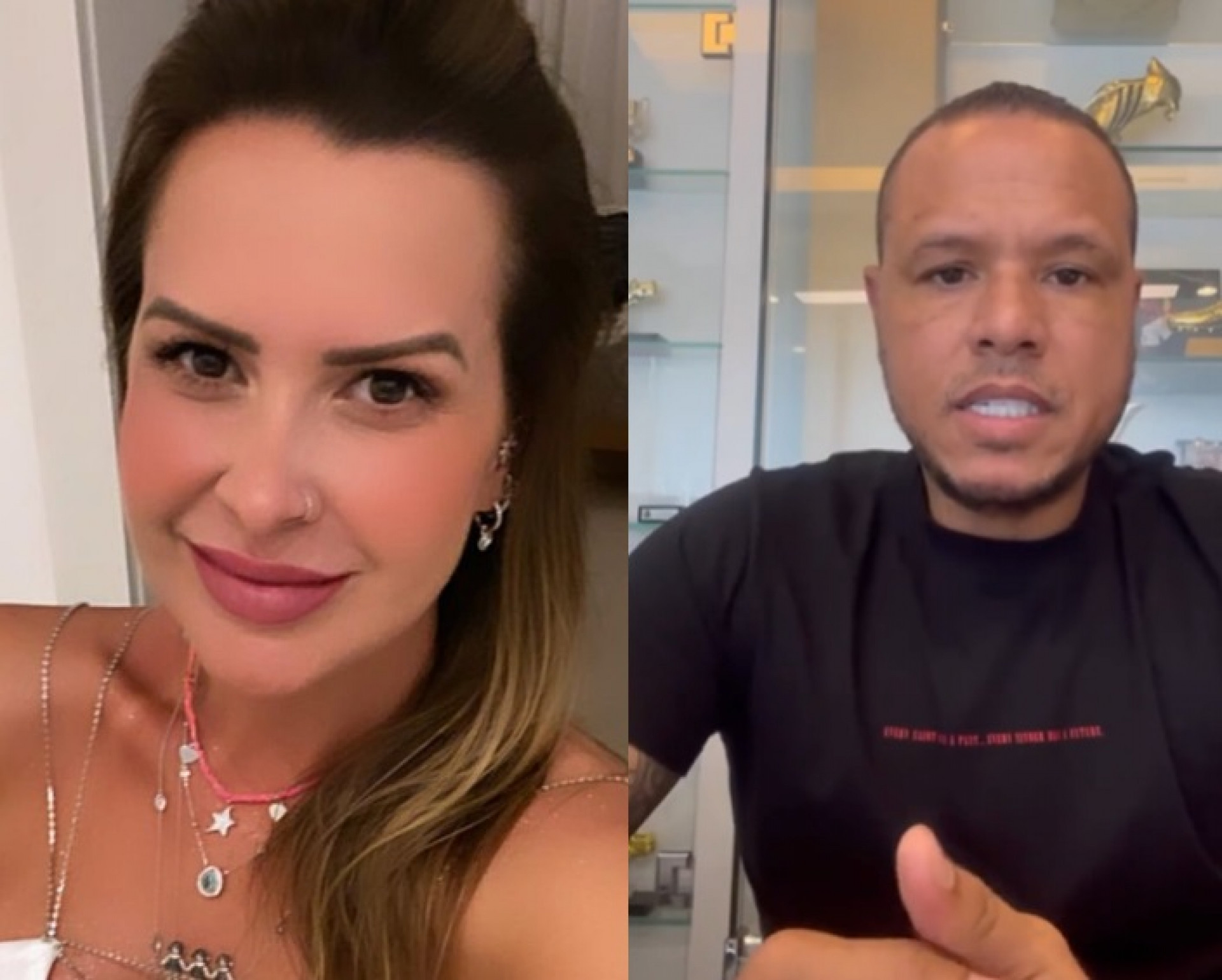  Juliana Paradela diz que lutará por seu direito e das filhas após traição de Luís Fabiano - Reprodução