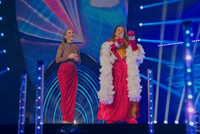 Solange Couto é desmascarada no 'The Masked Singer Brasil'