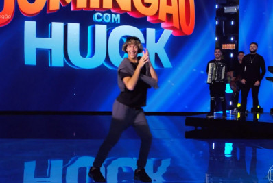 Influencer Xurrasco participa do 'Domingão' e agita web: 'Ele é o momento'