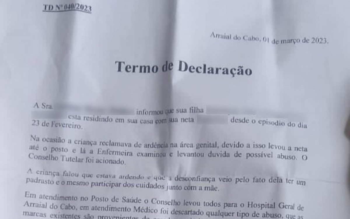  O corpo foi ocultado pelos criminosos.