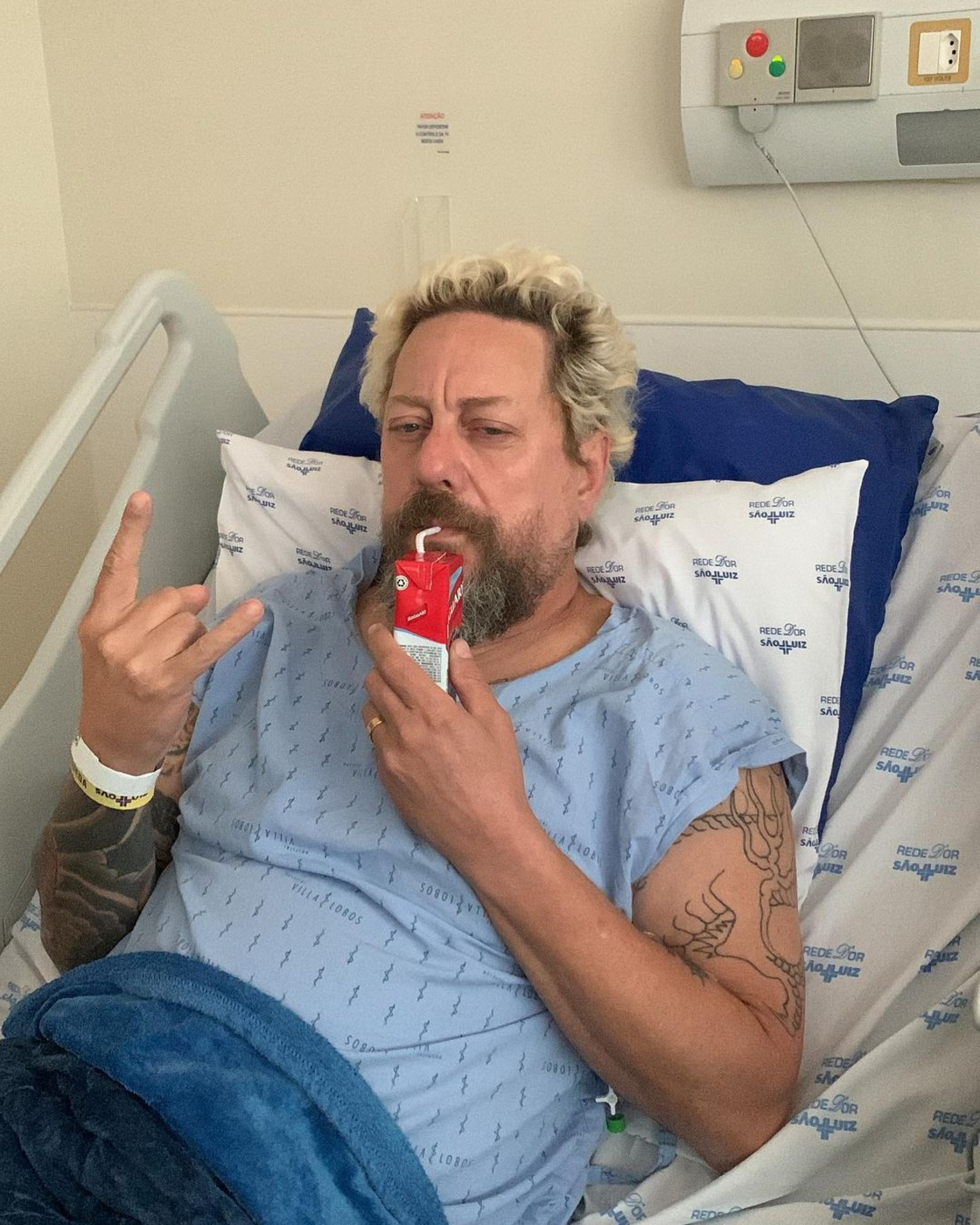 Canisso esteve internado para um pequeno procedimento em 2022 - Reprodução Internet