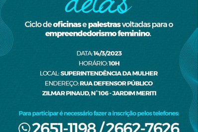 Ciclo de palestras e oficinas voltadas para o empreendedorismo feminino em Meriti