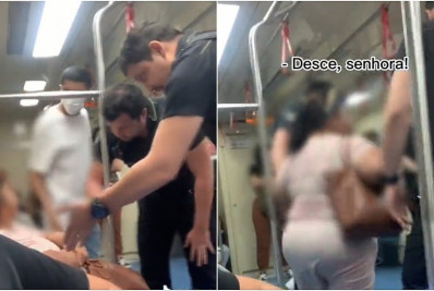 SP: mulher é retirada de vagão do metrô após comentários homofóbicos