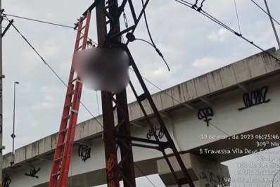 Homem morre eletrocutado ao tentar furtar cabos da estação de Deodoro