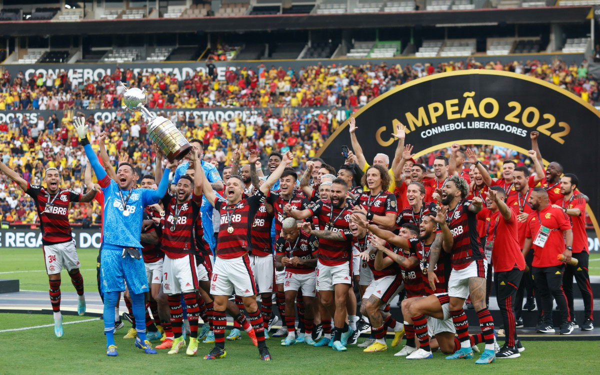 Rubro-Negro levantou o troféu da Copa Libertadores em 2022
