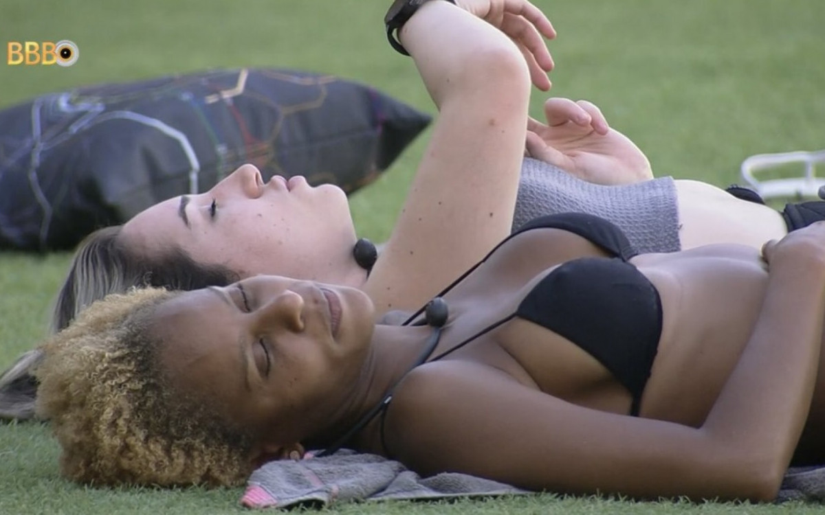 Aline Wirley e Amanda conversaram sobre Bruna Griphao  - Reprodução/Globoplay 