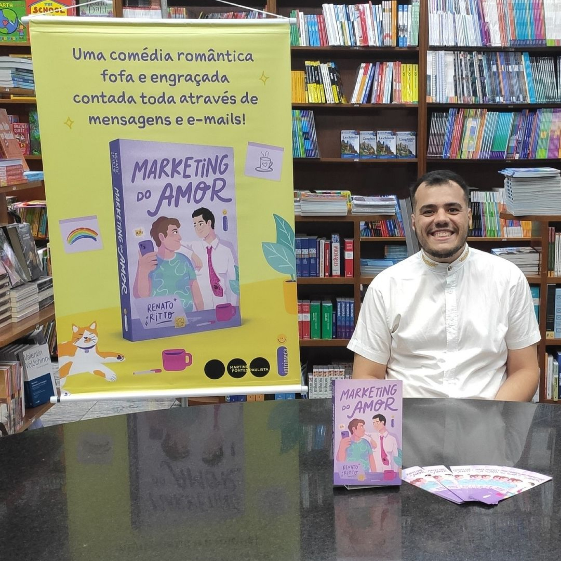 Renato Ritto é o autor de 'Marketing do Amor' - Divulgação