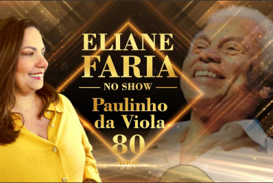 Paulinho recebe show de homenagem pelos 80 amos da filha Eliane Faria 