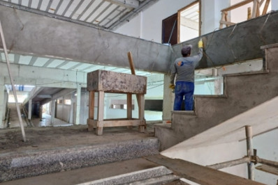 Obras da nova escola municipal no Parque das Missões, em Caxias, avançam