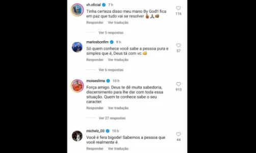 Jogadores de futebol prestaram apoio a Willian Bigode - Reprodu&ccedil;&atilde;o