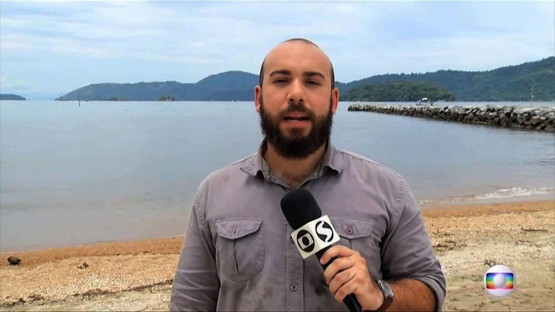 Adison Ramos esteve em grandes coberturas pelo interior do Rio para a TV Globo - Reprodução/Internet