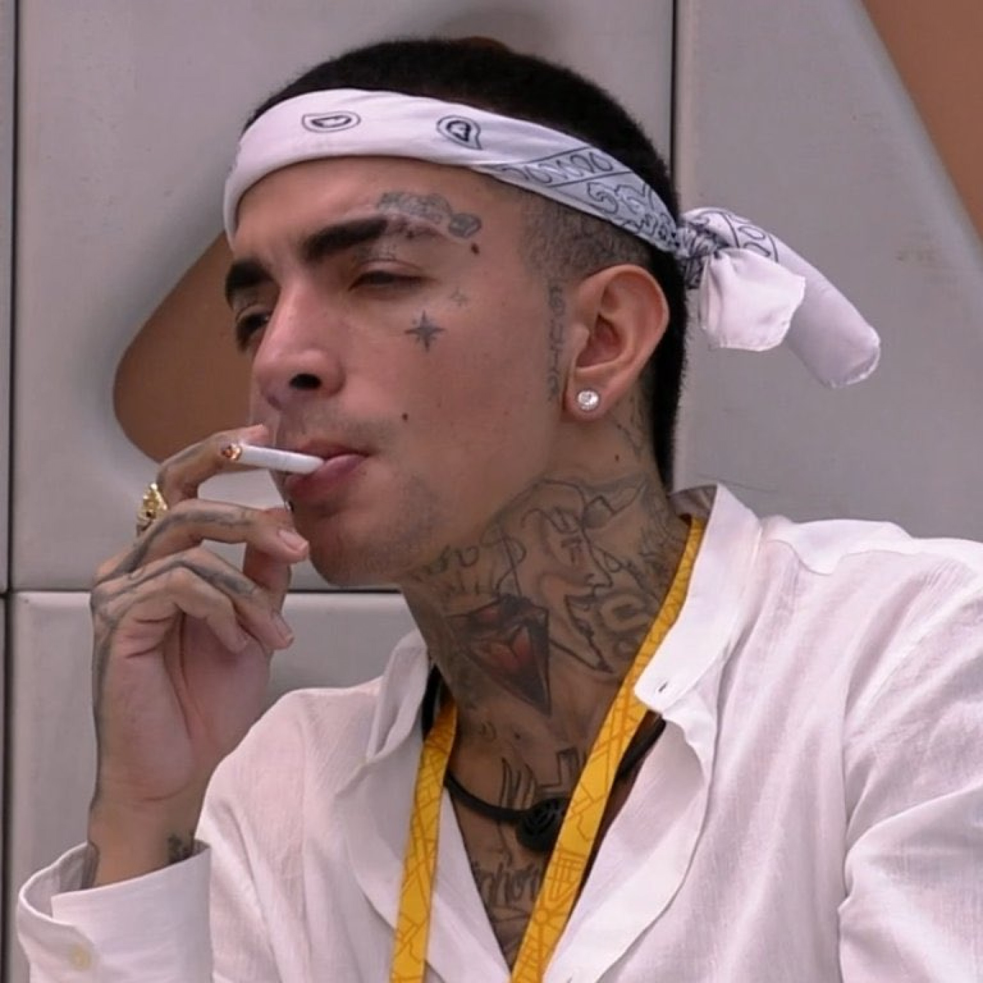 MC Guimê está confinado na casa do 'BBB 23' e já mudou de visual várias vezes nesses dois meses - Reprodução Internet