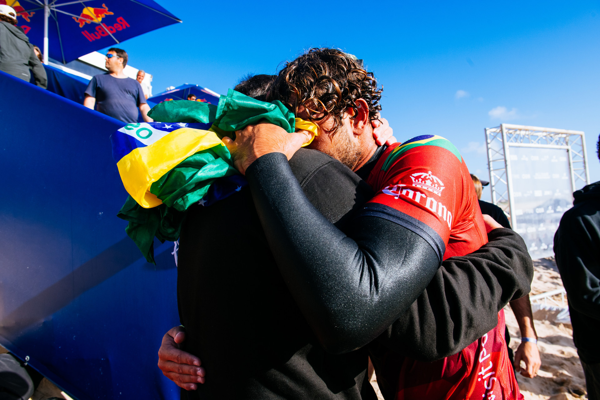 João Chianca conquistou o título da etapa de Peniche da WSL - Thiago Diz/WSL