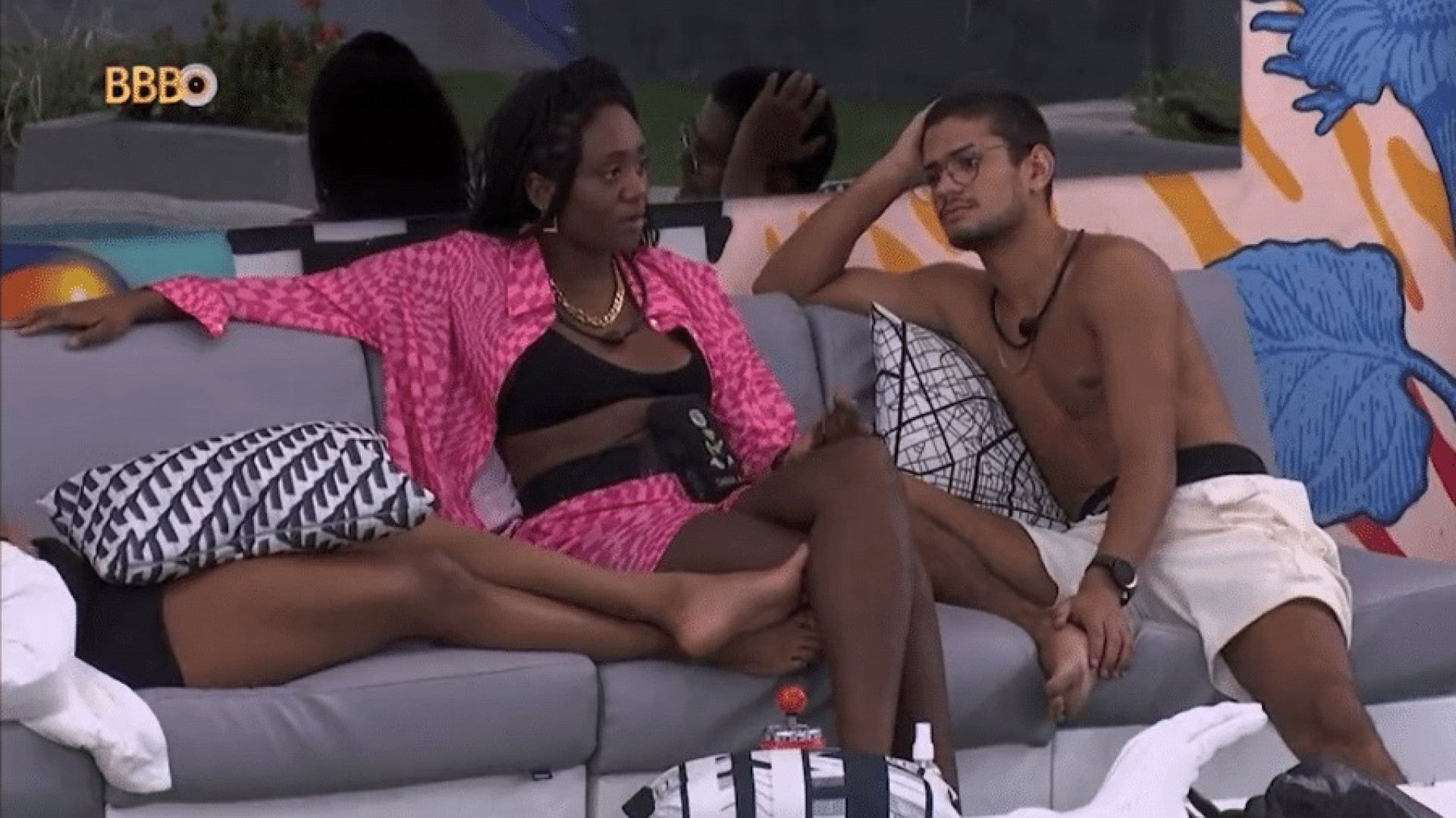 Sarah conversa com Gabriel sobre racismo estrutural no 'BBB 23' - Reprodução