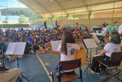 Projeto +Música Paty amplia atuação para mais três escolas da rede municipal