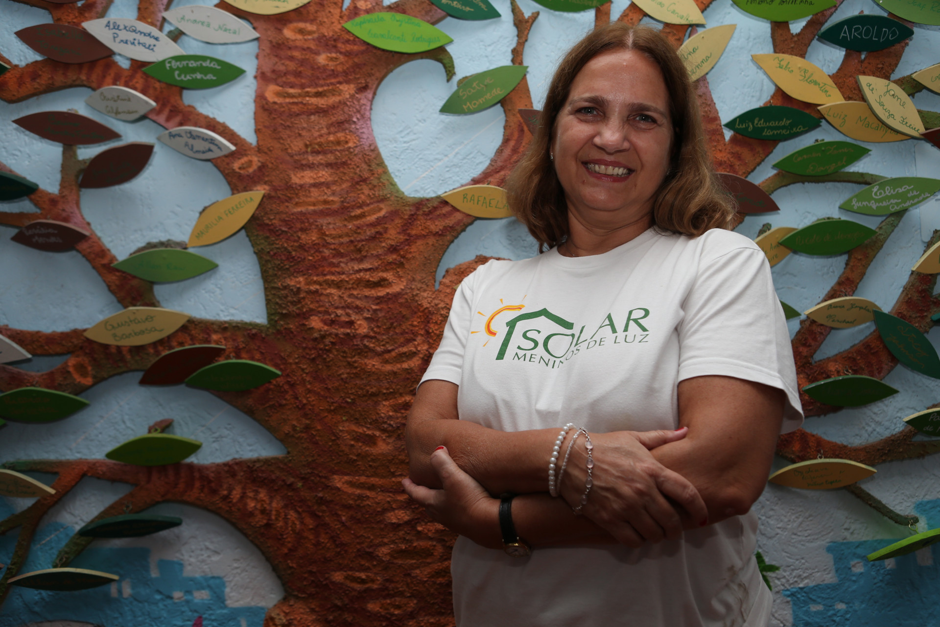 Isabella Maltaroli, diretora do Solar Meninos de Luz, &eacute; filha de Iolanda Maltaroli. O projeto nasceu em 1983 - Cleber Mendes