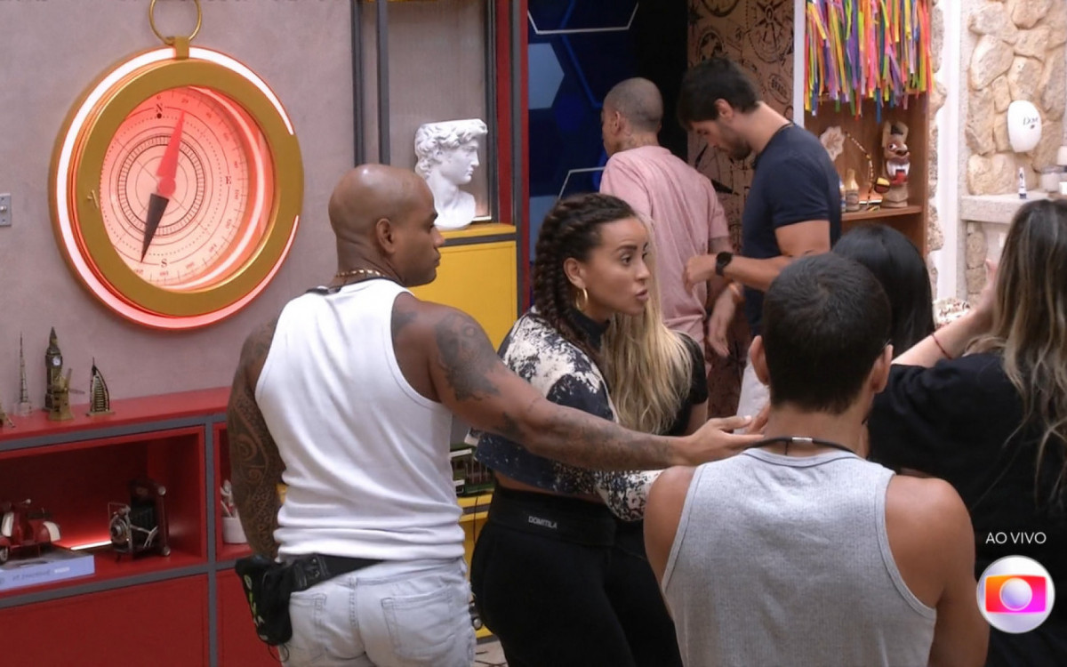 A eliminação de Sapato e Guimê causou comoção entre os participantes do 'BBB 23' - Reprodução/Globoplay
