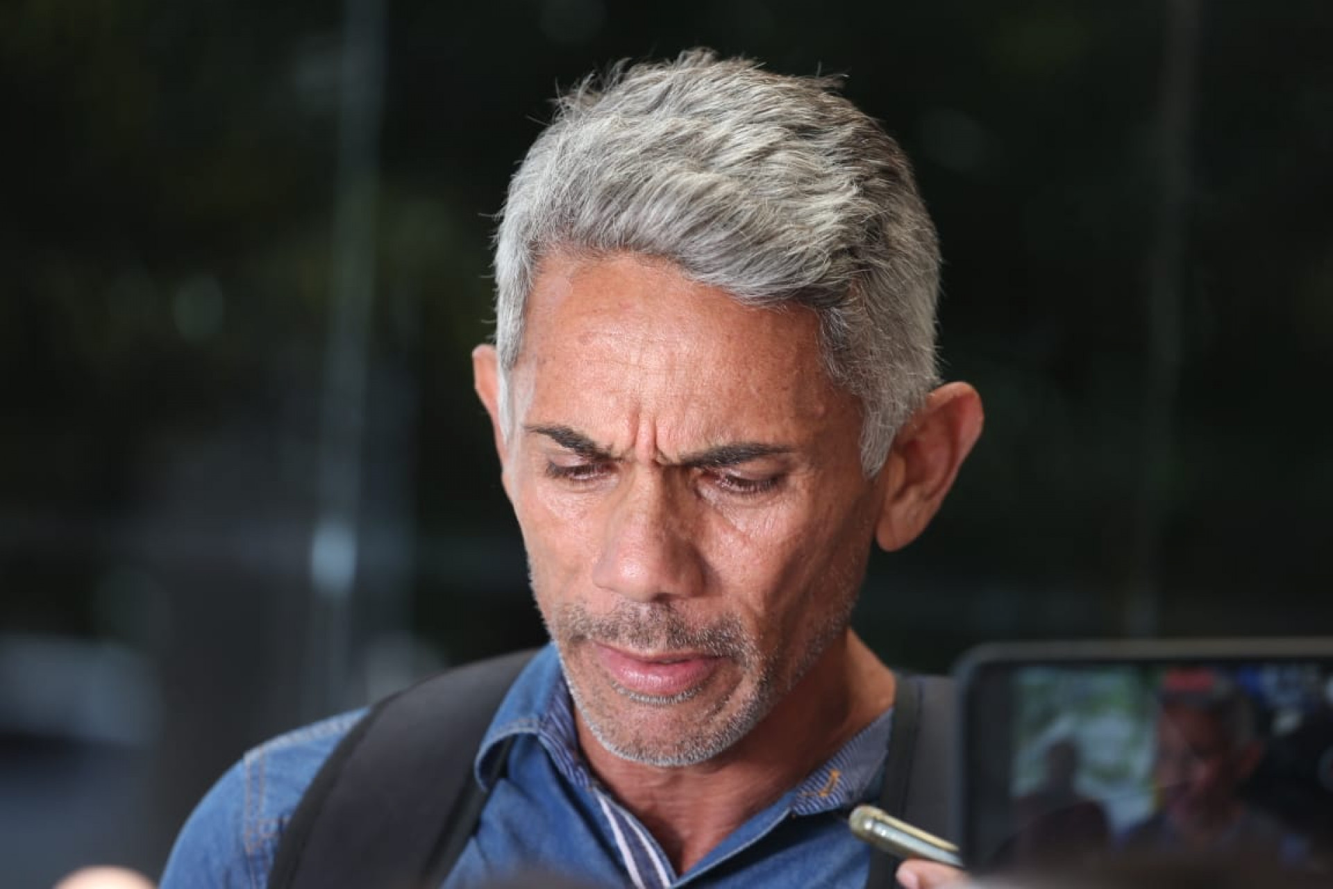 O cunhado de Lindama, Sandro de Melo, prestou depoimento sobre o caso, nesta quinta-feira - Cleber Mendes/Agência O Dia