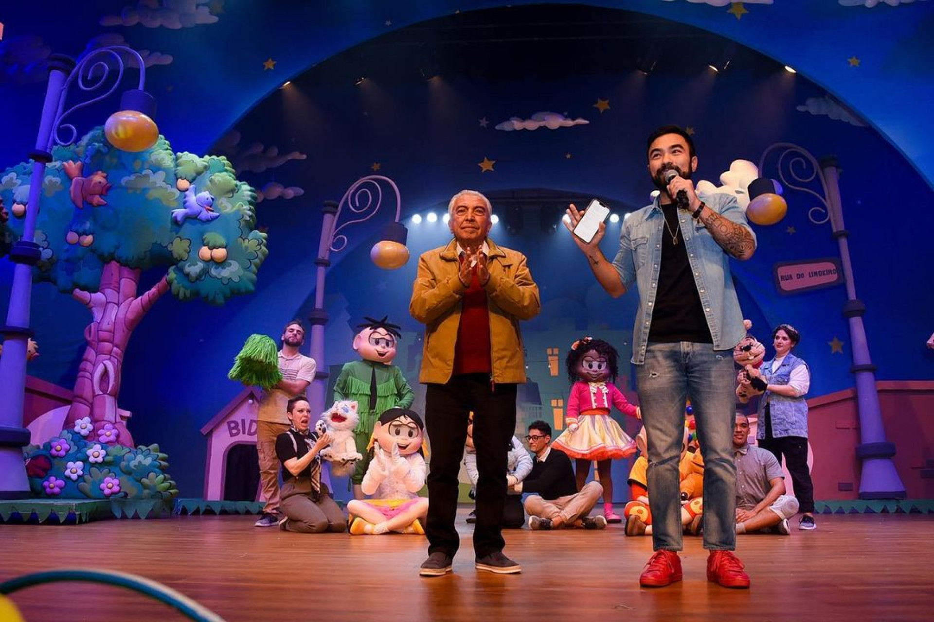 Maurício de Sousa e o filho, Mauro Sousa - Reprodução Internet