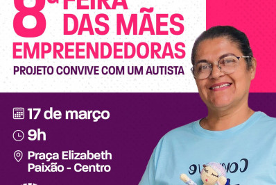 Mesquita: oitava edição da Feira de Mães de Autistas Empreendedoras nesta sexta (17)
