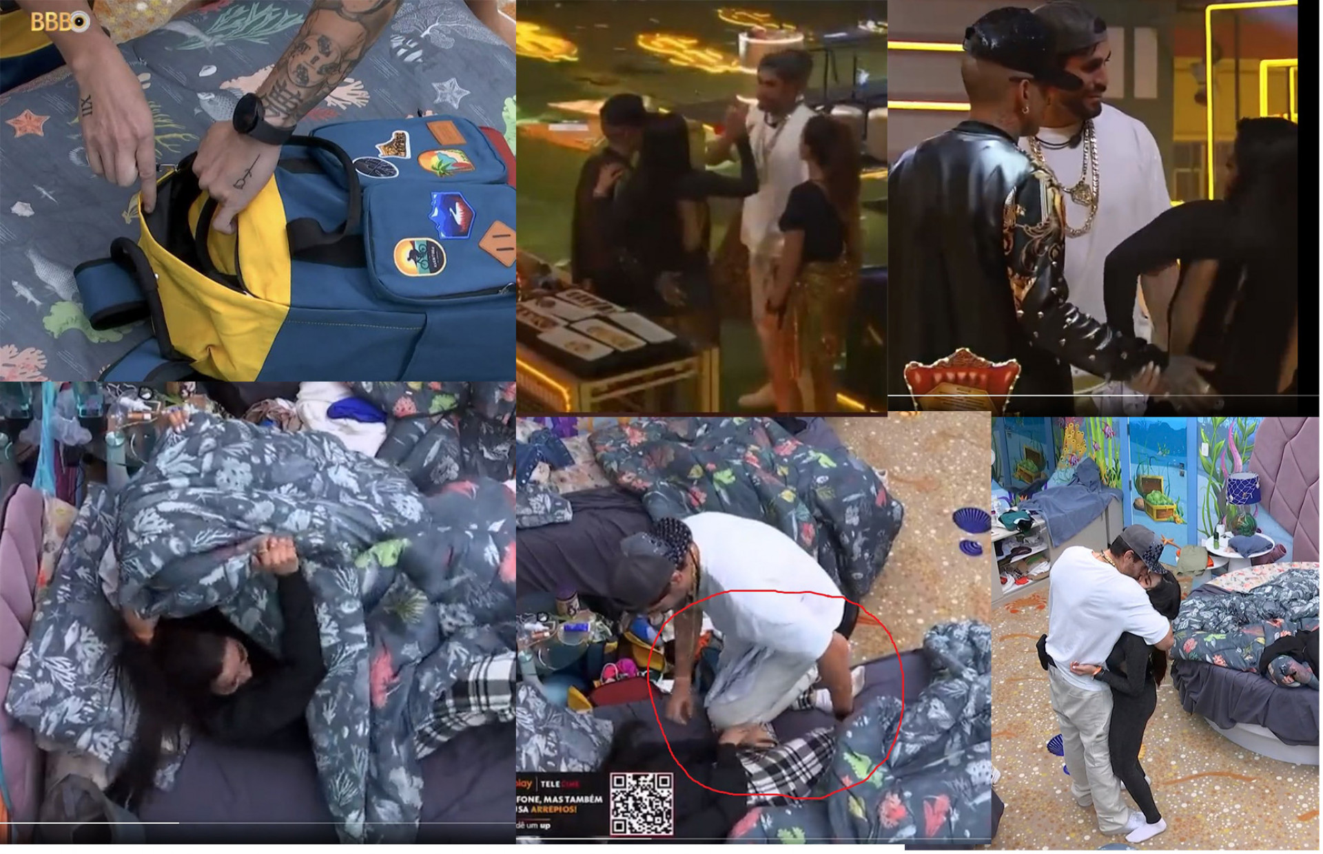 Mexicana Dania Mendez não teve paz desde que entrou no 'BBB 23'. Ela teve a mala aberta, foi acariciada por MC Guimê contra sua vontade e teve que rejeitar as investidas de Cara de Sapato várias vezes - Reprodução