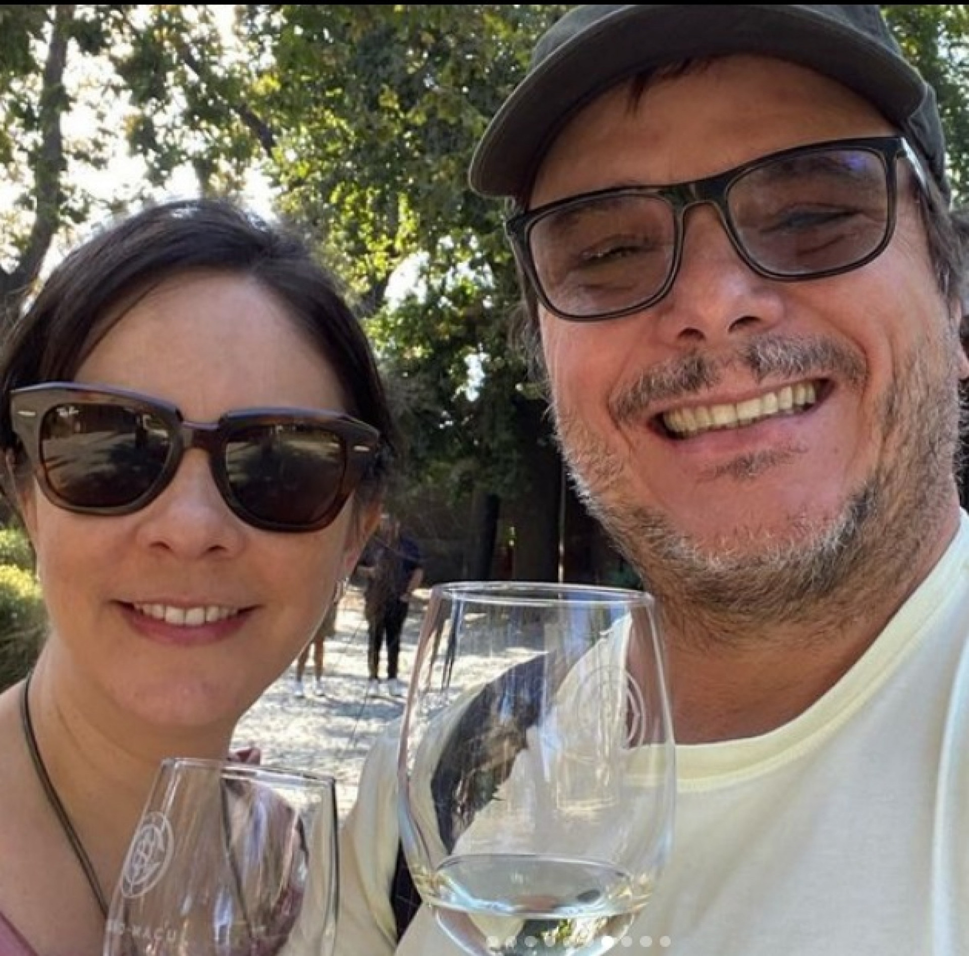 Thelmo Fernandes e a mulher, Renata - Reprodução do Instagram