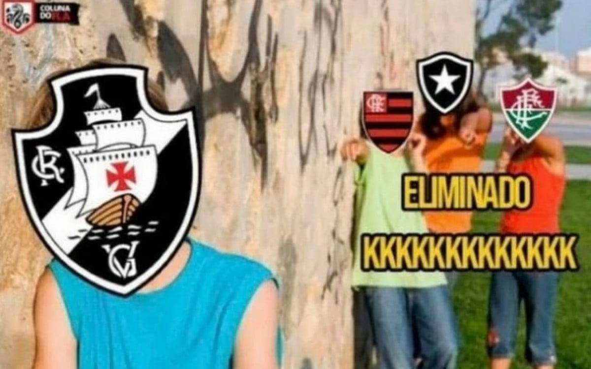 Vasco vira piada na Web após eliminação na Copa do Brasil - Reprodução