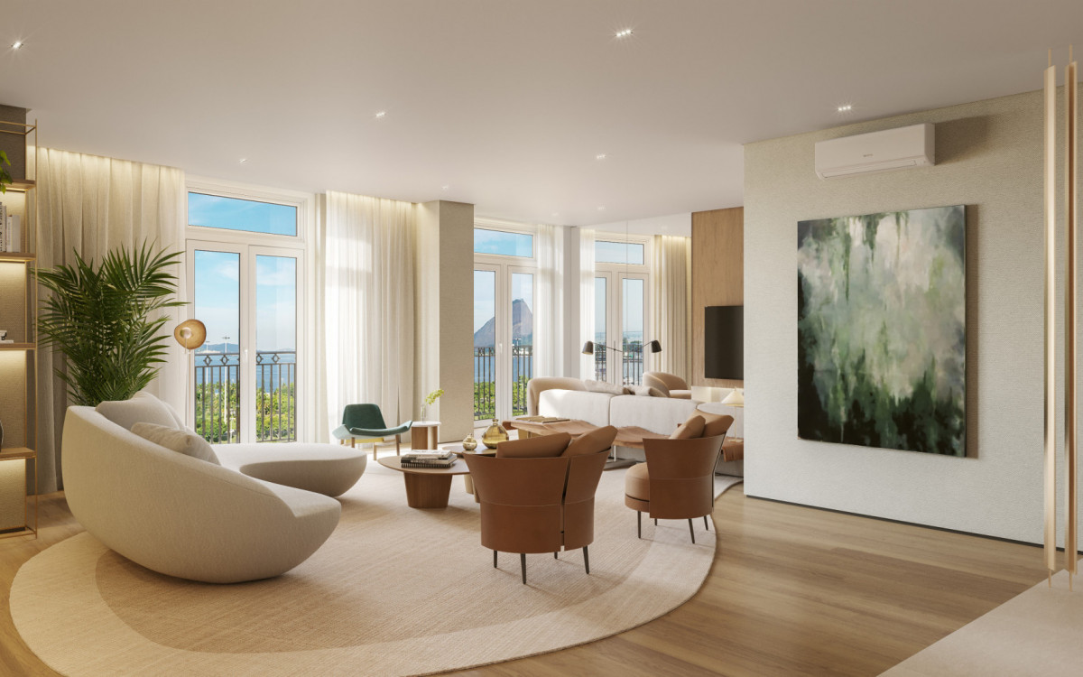 No retrofit do Glória Residencial, onde funcionou o famoso Hotel Glória, os compradores estão sendo contemplados com voucher de 7% do valor do imóvel