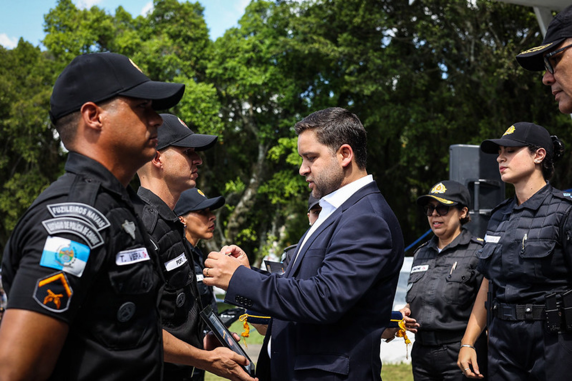 Na manhã desta sexta-feira (17), foi realizada a cerimônia de formatura de 230 policiais no Centro de Formação e Aperfeiçoamento de Praças (CFAP), em Sulacap - ALINE MASSUCA
