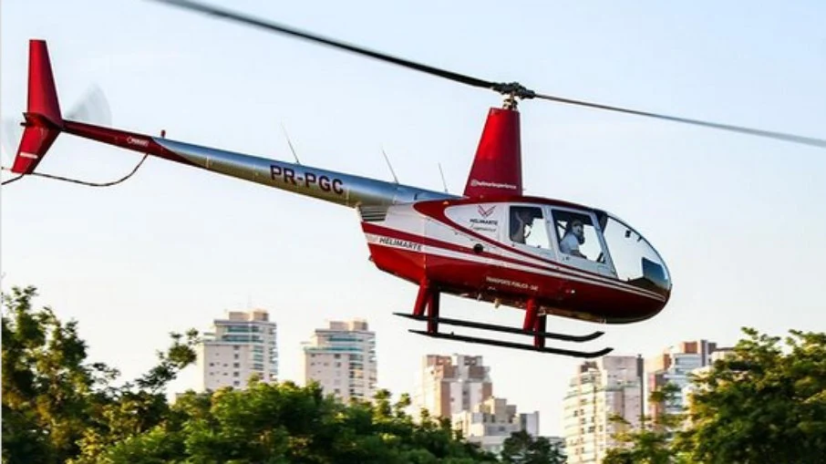Helic&oacute;ptero com prefixo prefixo PR-PGC caiu em S&atilde;o Paulo
