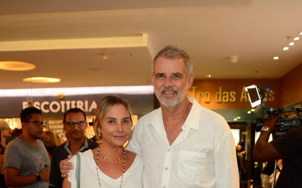 Heloísa Perissé e o marido, Mauro Farias