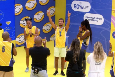 Gabriel Santana vence a prova do anjo e dá o monstro para Fred e Aline