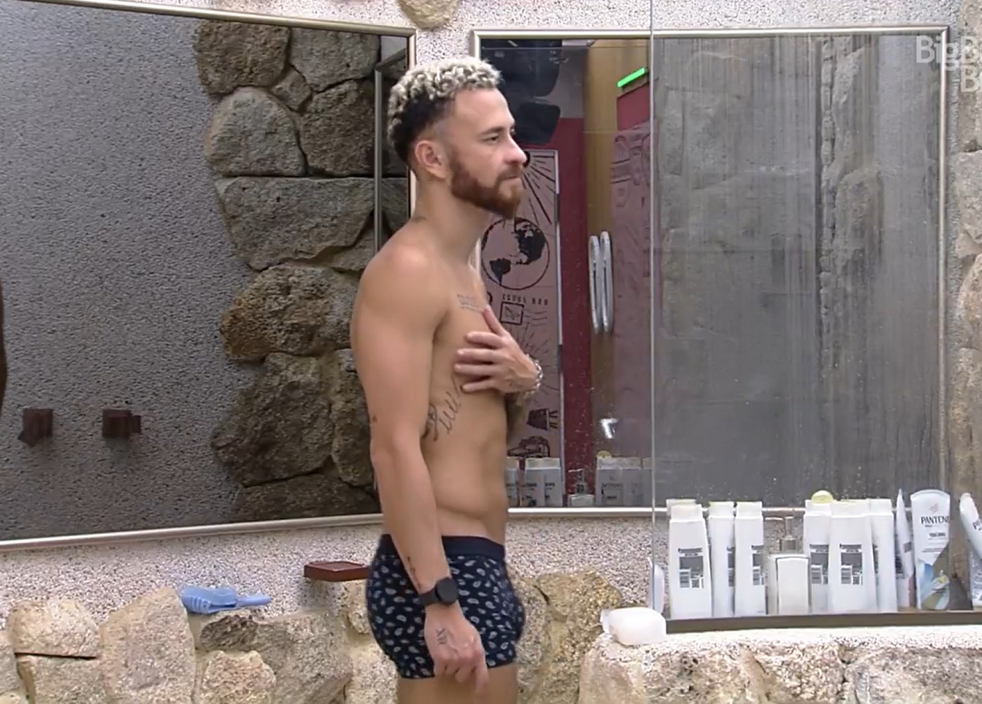 Fred diz que ficou mexido com a presença de Di Ferrero na festa do 'BBB 23' - Reprodução de vídeo / TV Globo