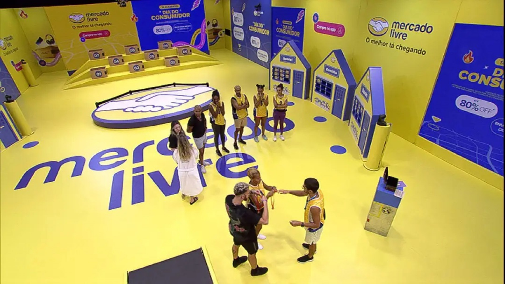 Gabriel escolhe Fred e Aline para o 'Castigo do Monstro' - Reprodução de vídeo / TV Globo