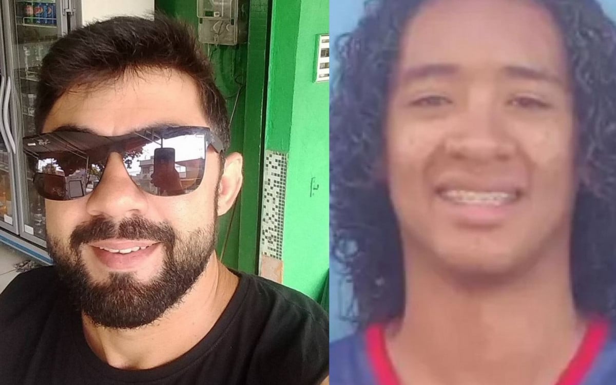 O militar da aeronáutica Antônio Carlos Guarini, 26 anos, e o jovem Jean Jerry morreram vítimas de bala perdida neste domingo - reproduções