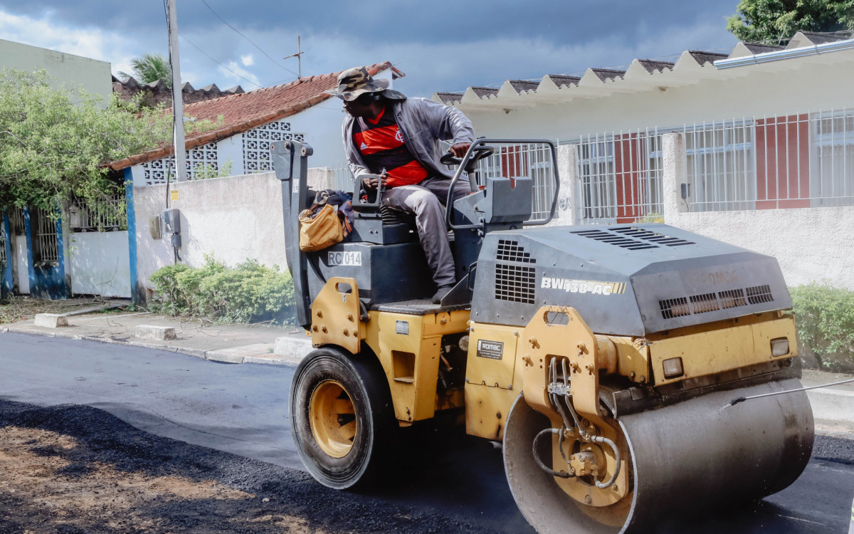 Obras de infraestrutura em Magé - Divulgação