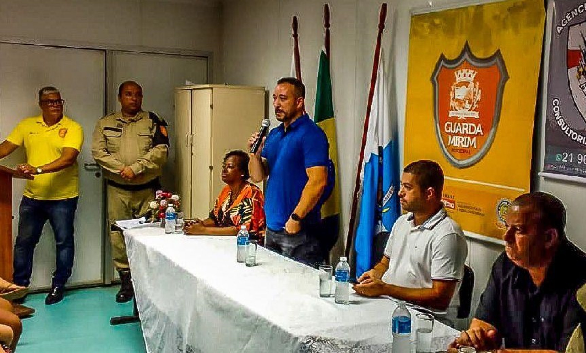 O secretário Luciano Arigone, ao lado do secretário Igo Menezes, destacou a importância do projeto - Divulgação
